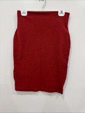 Seven Sisters Red Bodycon Pencil Skirt Women's Size M